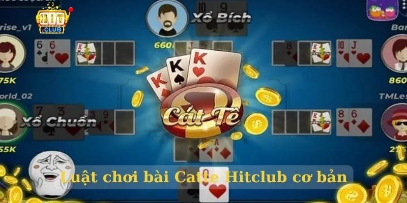 Luật chơi bài Catte Hitclub cơ bản